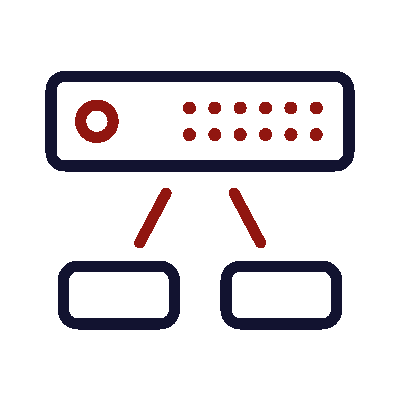 IT infrastructure and network setup services including server installation WiFi setup and structured cabling for business operations